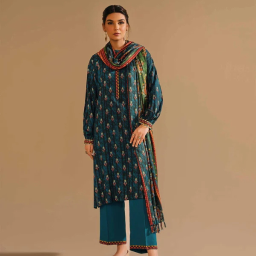 Nishat 3PC Premium Khaddar Unstitched Suit – Article #42303170-R