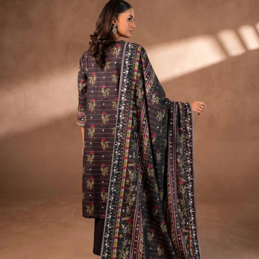 Nishat 3PC Premium Khaddar Unstitched Suit – Article #42306485-R - Image 3