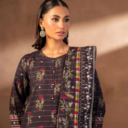 Nishat 3PC Premium Khaddar Unstitched Suit – Article #42306485-R - Image 5