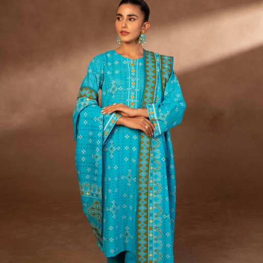 Nishat 3PC Premium Khaddar Unstitched Suit – Article #42306491-R - Image 5
