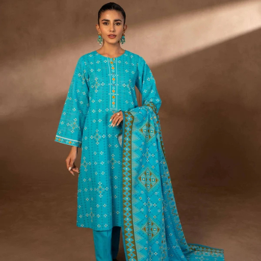 Nishat 3PC Premium Khaddar Unstitched Suit – Article #42306491-R - Image 2