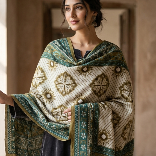Nishat Luxury Wool Shawls – Winter Collection.12