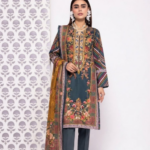 Premium Khaddar Marina 3-Piece Unstitched Suit – Flat Sale